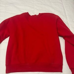 red champion crewneck